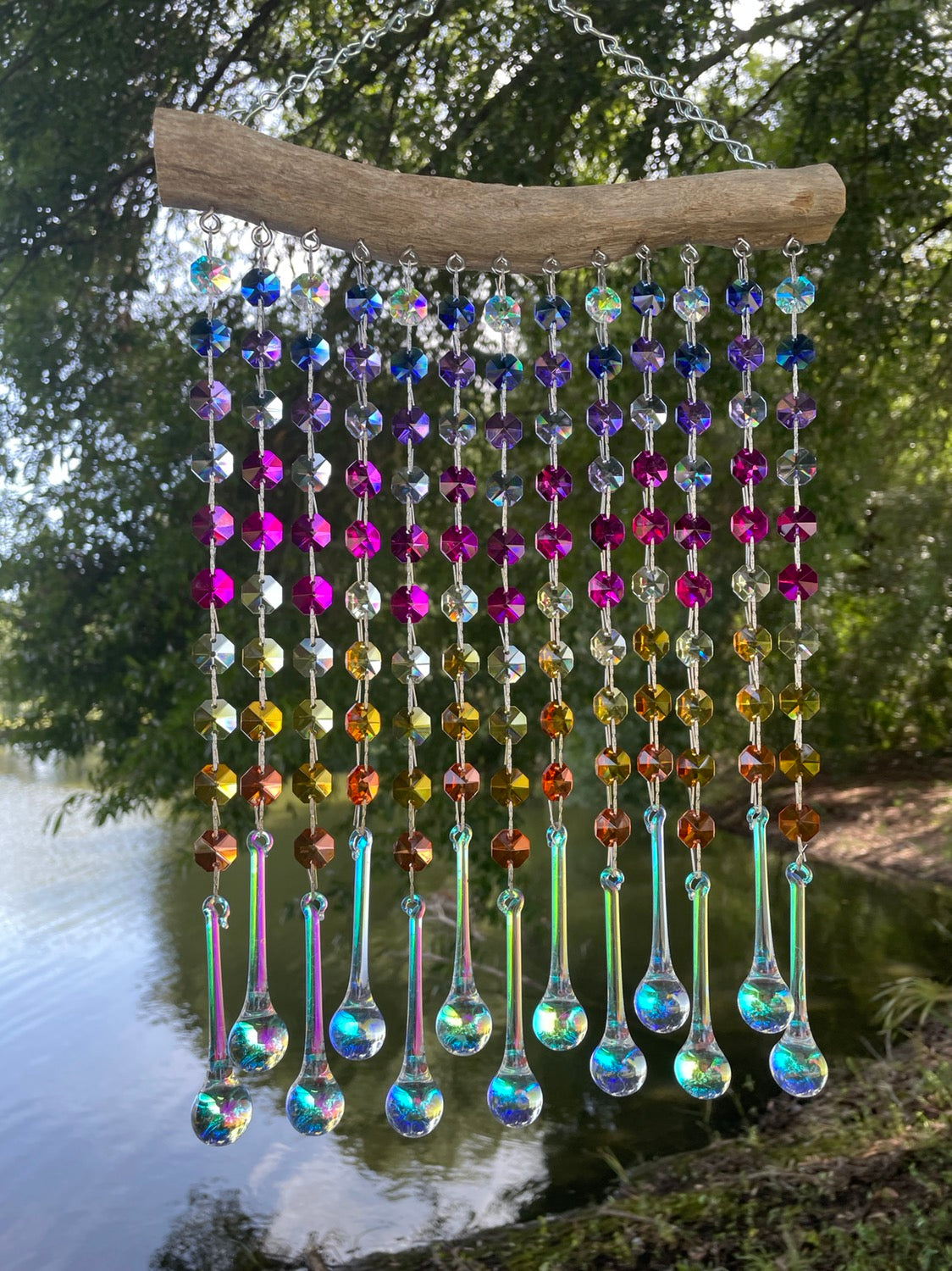 Dazzling Driftwood handmade sunset suncatcher Auburndale Florida