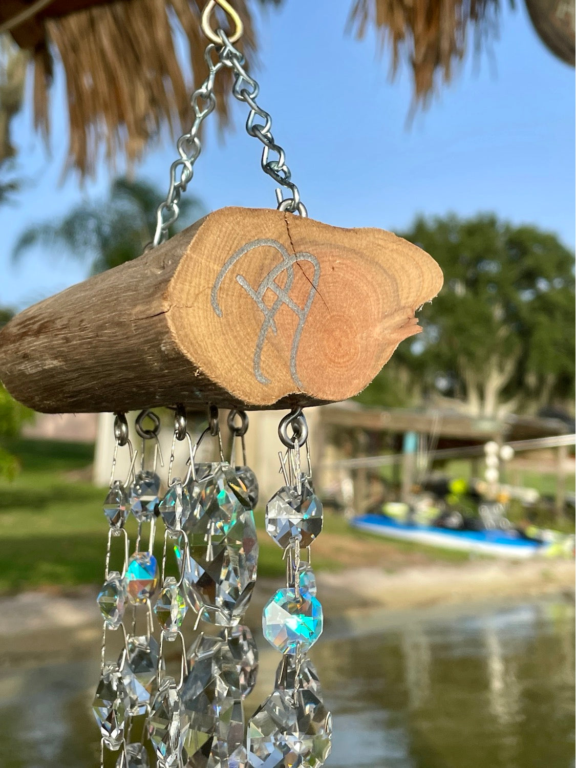 handmade windchime sun catcher Dazzling Driftwood