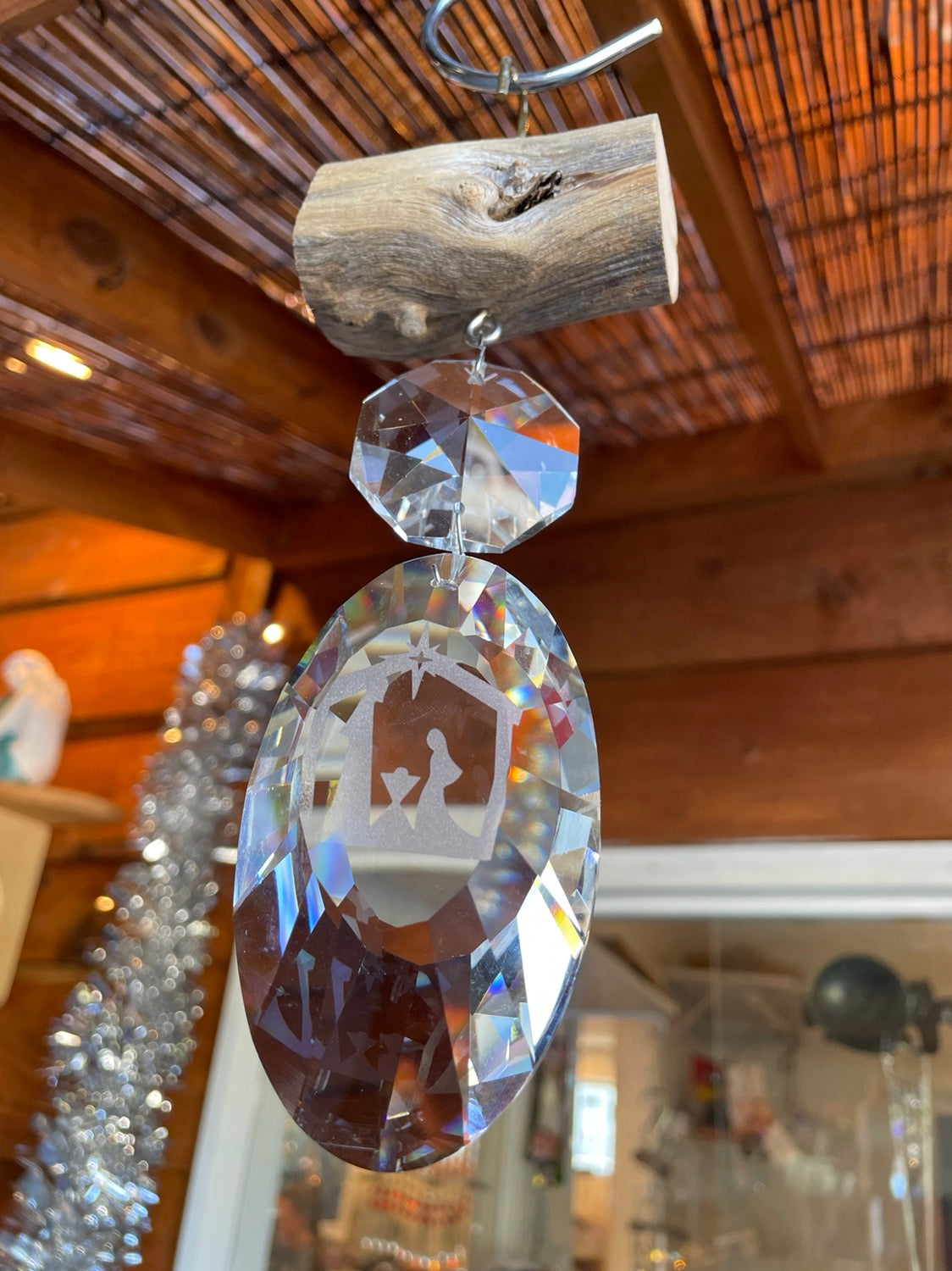 Dazzling Driftwood handmade sun catcher