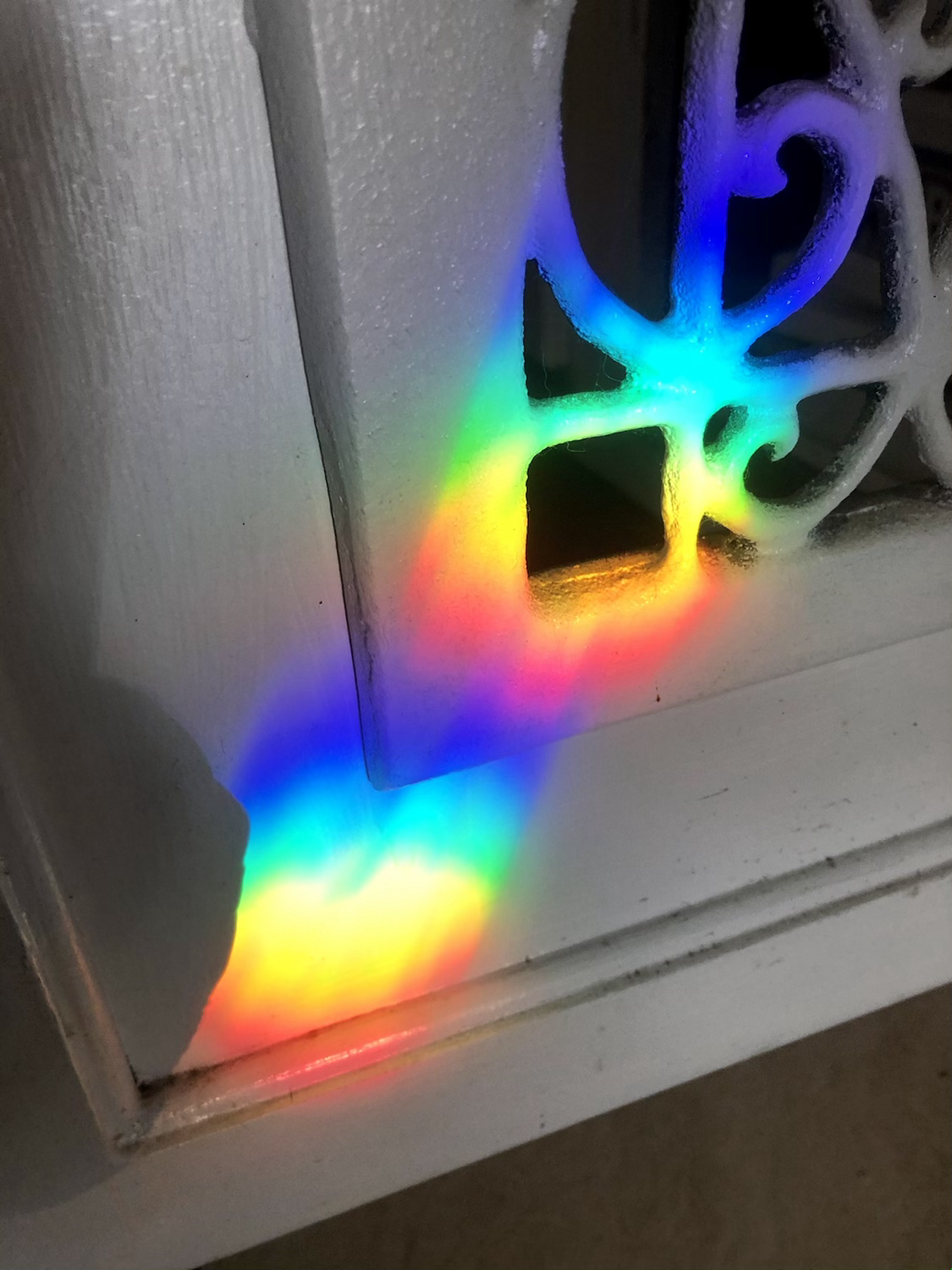 chandelier crystal rainbows