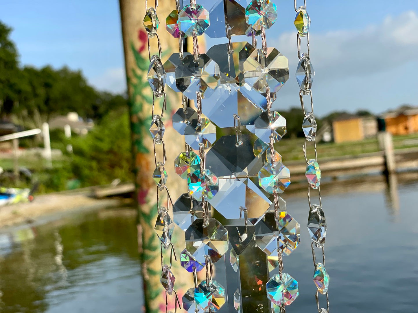 handmade wind chime sun catchers Dazzling Driftwood