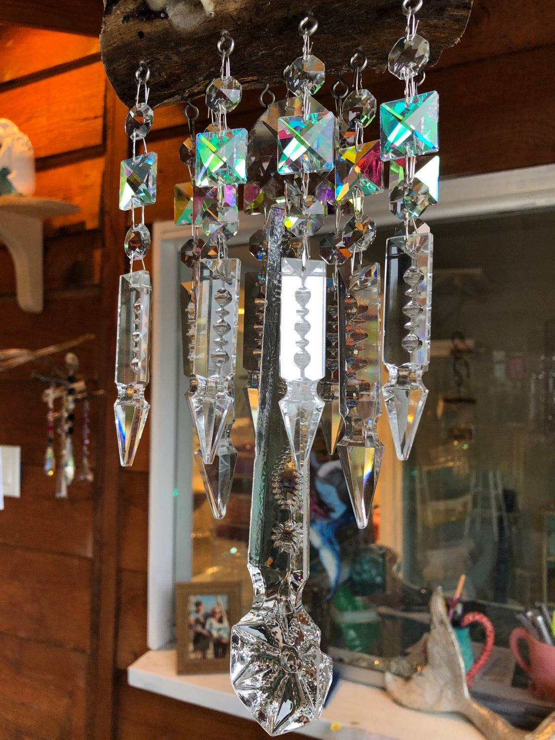chandelier crystals spears shape