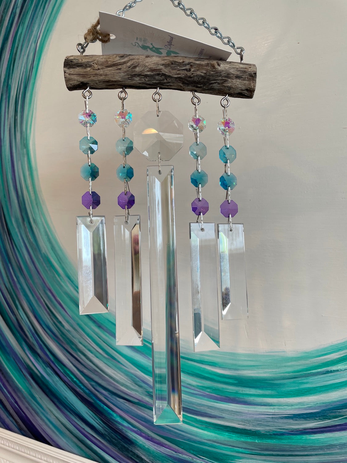 unique gifts dazzling driftwood handmade wind chime sun catcher