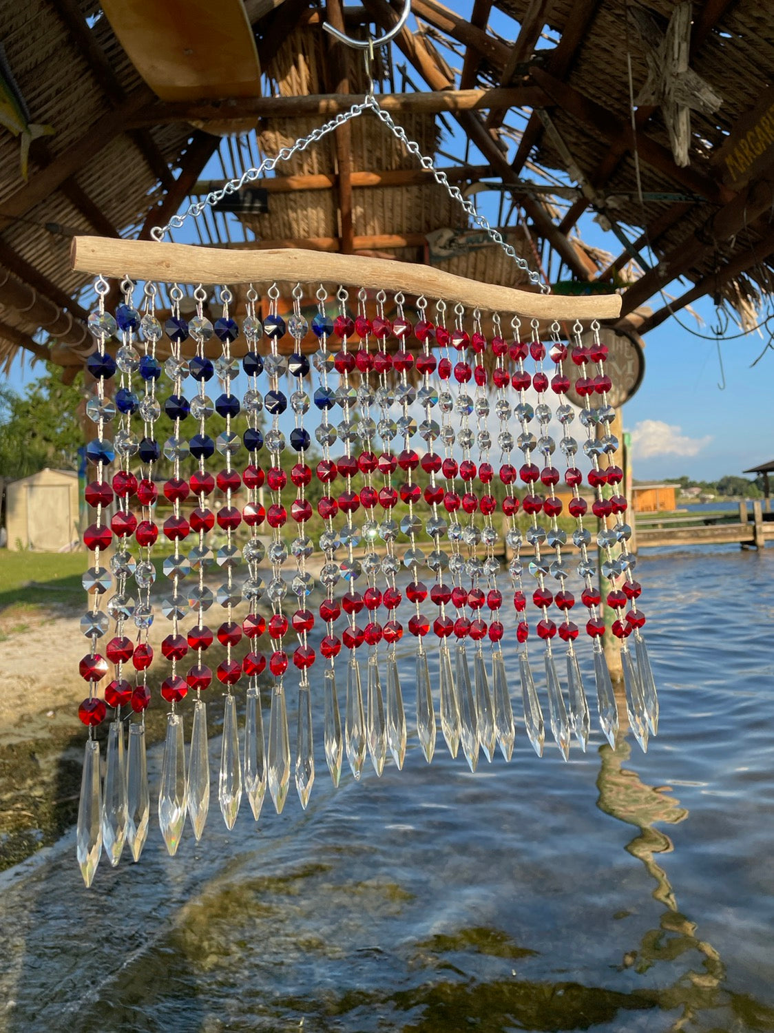 dazzling driftwood unique gifts Auburndale Florida sun catcher flag
