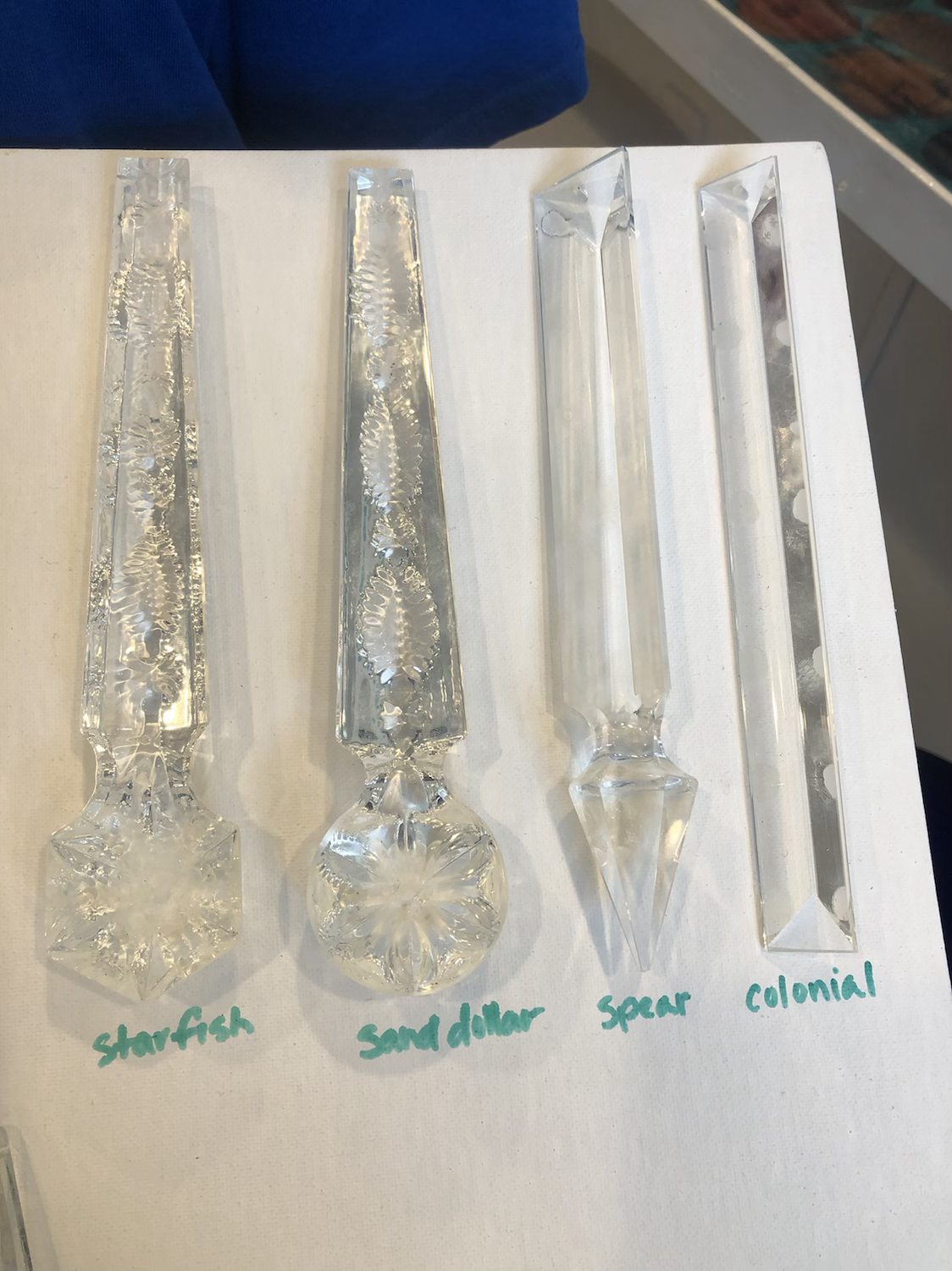 chandelier crystal options