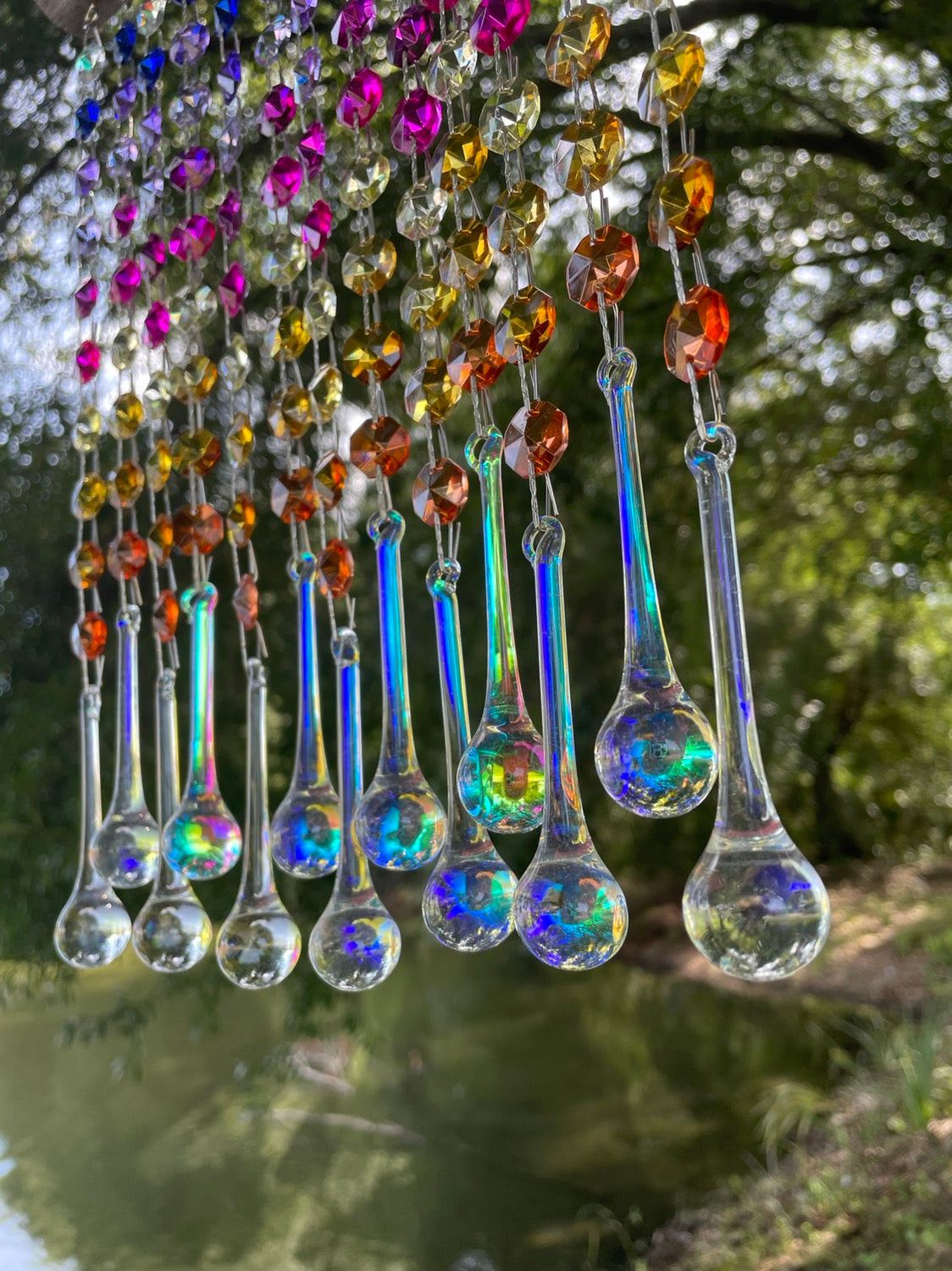 chandelier crystal suncatcher Dazzling driftwood\
