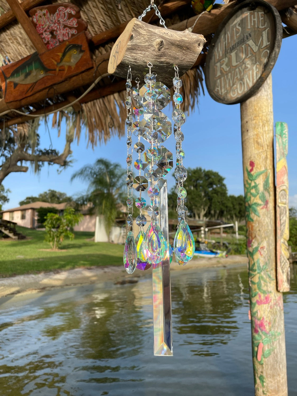handmade windchime sun catchers Dazzling Driftwood Auburndale Florida