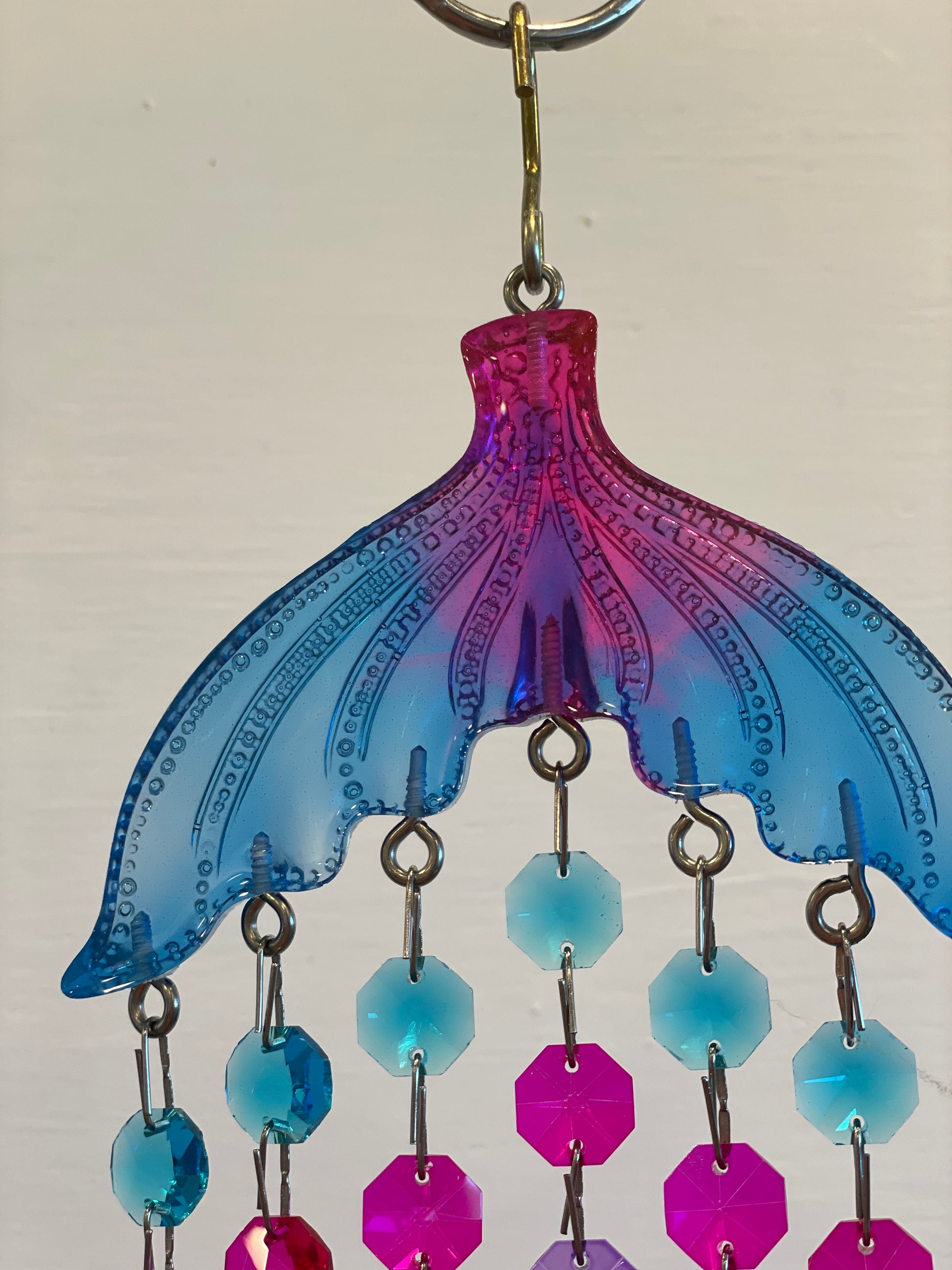 epoxy resin mermaid tail art