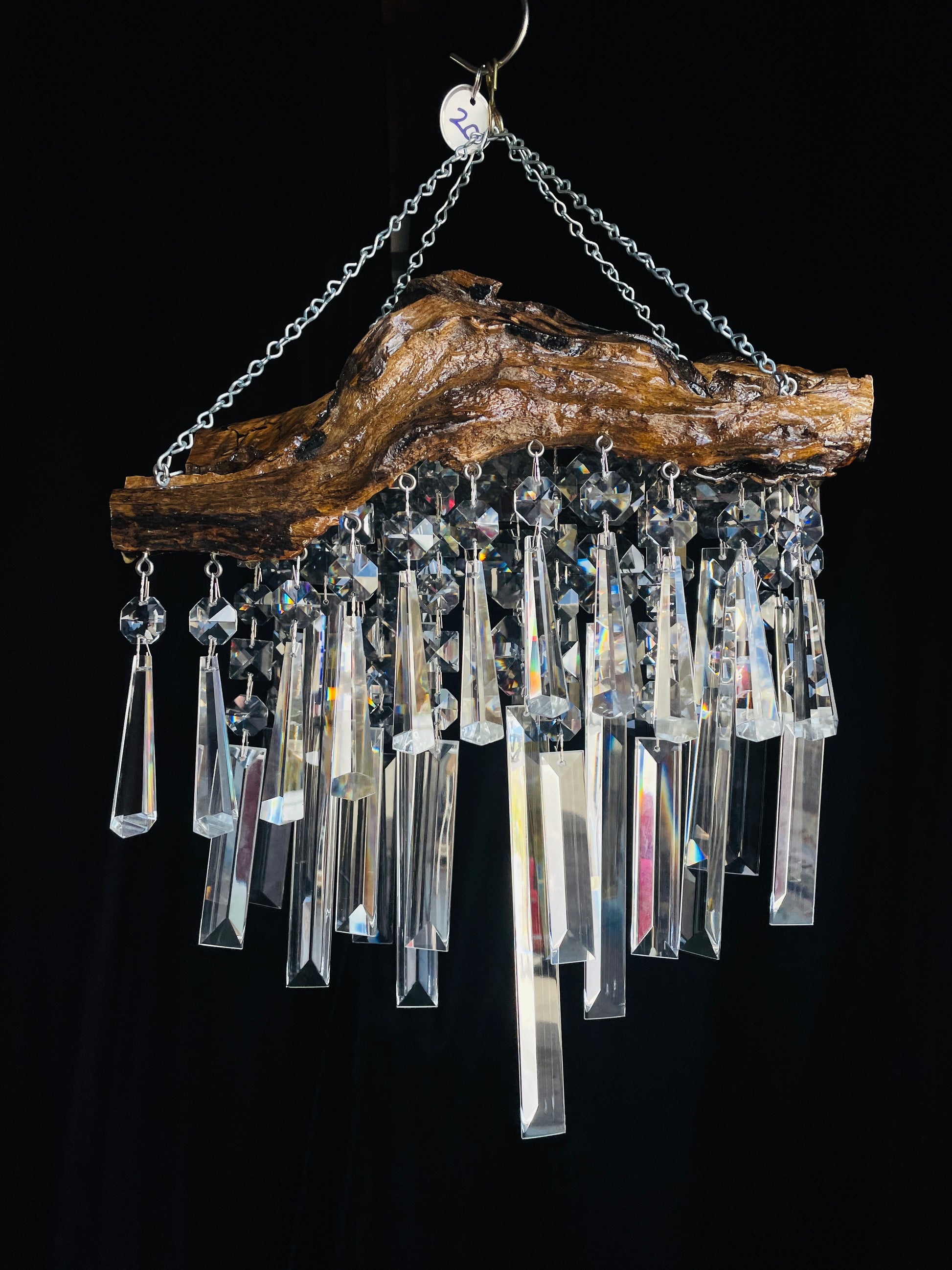 Dazzling Driftwood handmade windchime suncatcher Auburndale Florida