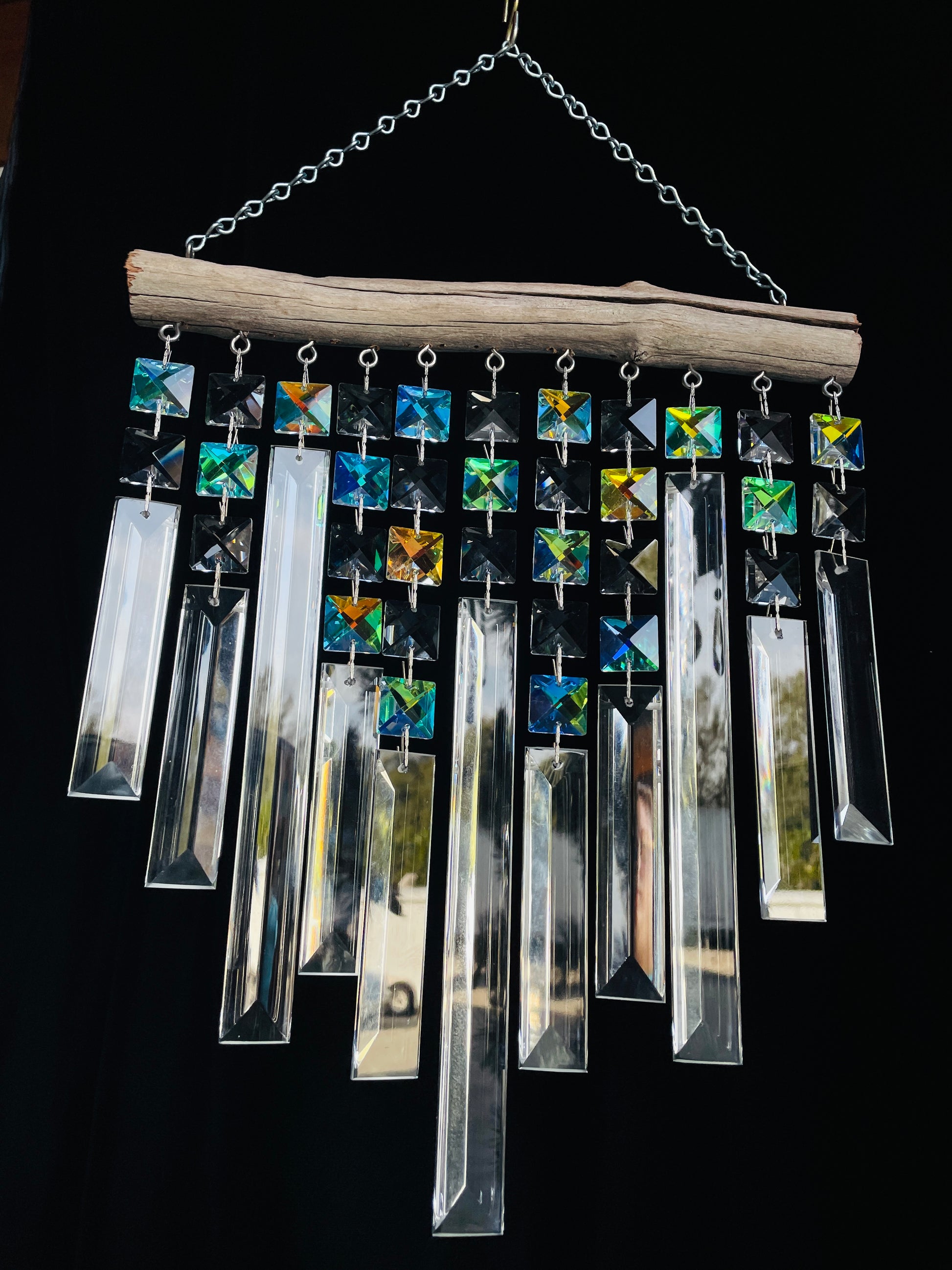 Chandelier crystal windchime suncatcher