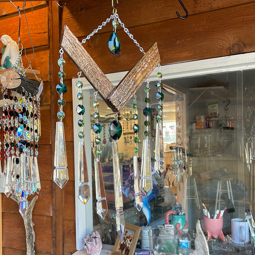 dazzling driftwood unique gifts wind chime handmade art